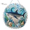 Beach Style Home Decor Coastal Faux Pearl Painting Kit, Ocean Theme Art DIY Sparkling Gemstone Crafting Sea Animal Ornament Craft Kit for Adults