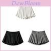 Summer High Waist Short Skirt With Pleats For Casual Wear And Dance
