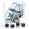 Universal Waterproof Pram Rain Cover Baby Stroller Accessories Transparent  Pushchairs Raincoat