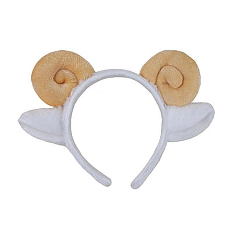 

Sheep Costume Set Sheep Ear Headbands Tail Bows Tutus Glove Animal Cosplays Costume for Halloween Christmas Party