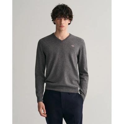 Superfine Lambswool V-neck Sweater