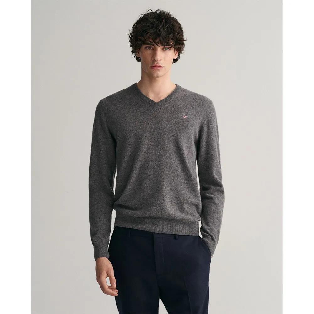 Gant Свитер с V-образным вырезом Superfine Lambswool EU M