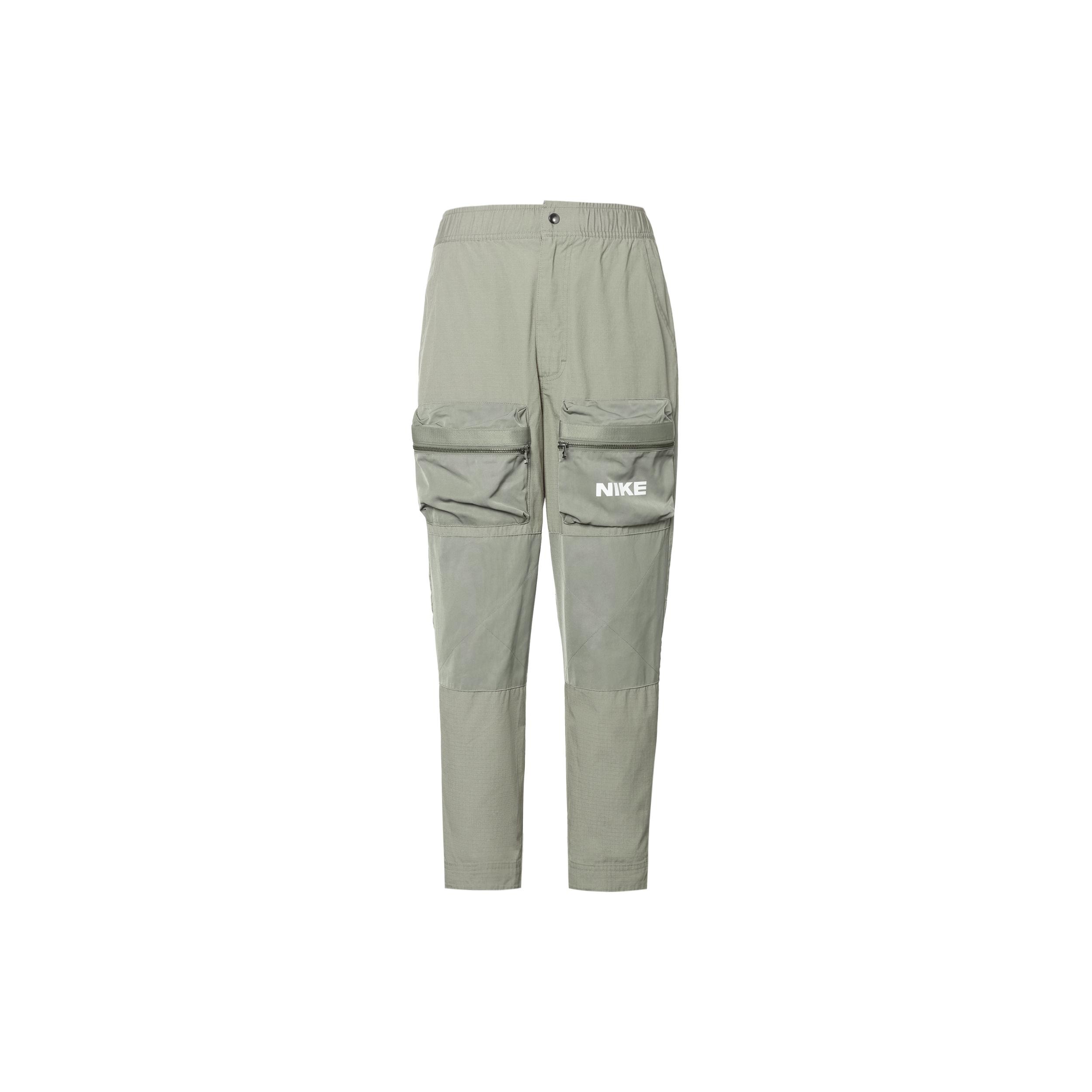 Men s Nike 3D Big Pocket Logo Printing Sports Pants/Trousers/Joggers Light Green DC6958-320 S