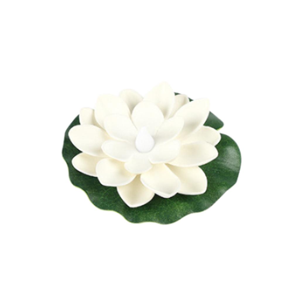 

10x4cm LED Lotus Night Lamp Battery Powered Artificial Flower Floating Induction Lotus Lamp Light Waterproof Garden Decor