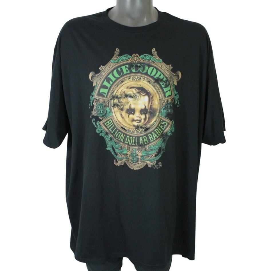 Alice Cooper Billion Dollar Babies 4XL Black T-Shirt ozzy van halen motley crue Unisex T-Shirt