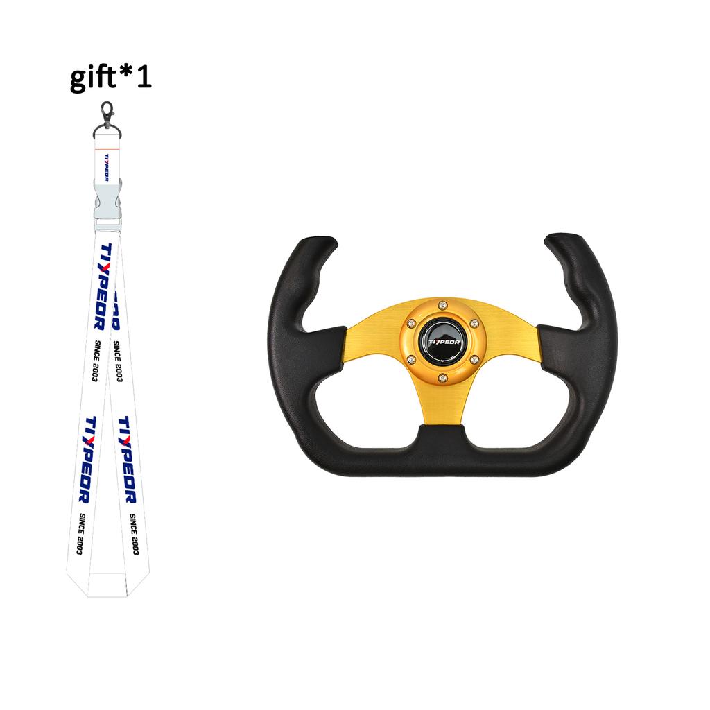 Universal 330mm PU Car Steering Wheel with Multiple Color Durable Comfort Grip Wheel for Vehicle