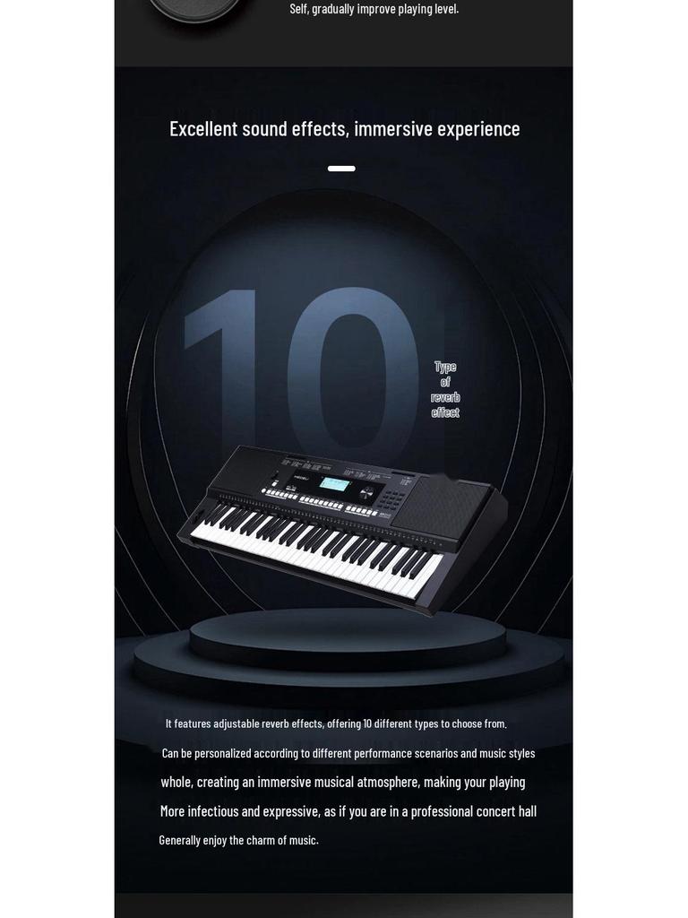 Korg MK302 61-klawiszowa elektroniczna klawiatura dynamiczna dla początkujących i profesjonalistów