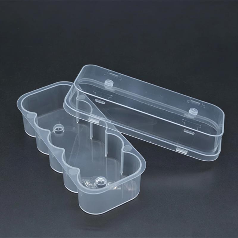 3/5/7/10 ml Medicinflaske Opbevaringsboks Plast Gennemsigtig Plast Hætteglas Organizer Opbevaringstaske Kappe Doseringsbokse