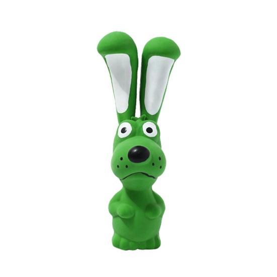 Dogs Rubber Chew Toy Cute Animal Shape Puppy Teething Toy Squeaky Dog Chew Ball with Textured