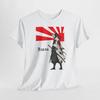 Kitsune Samurai Warrior Japan T-Shirt | Rising Sun Flag Graphic Tee