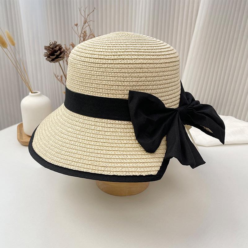 Japanese Style UV Protection Straw Fisherman Hat - Summer Beach Sun Hat