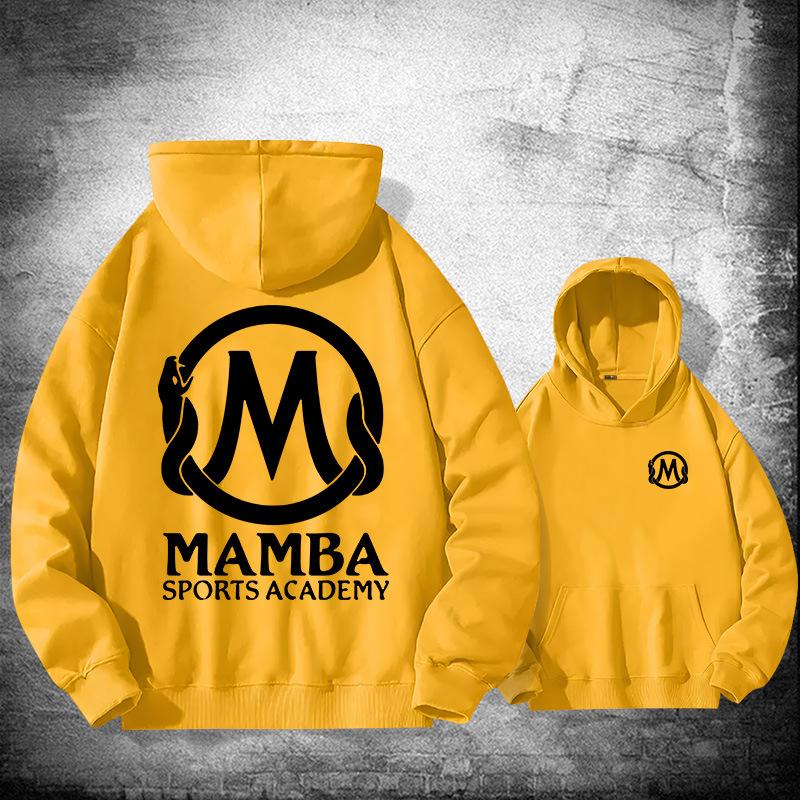 Kobe Mamba hooded sweater autumn and winter youth student trendy brand loose shoulder hoodie jacket
