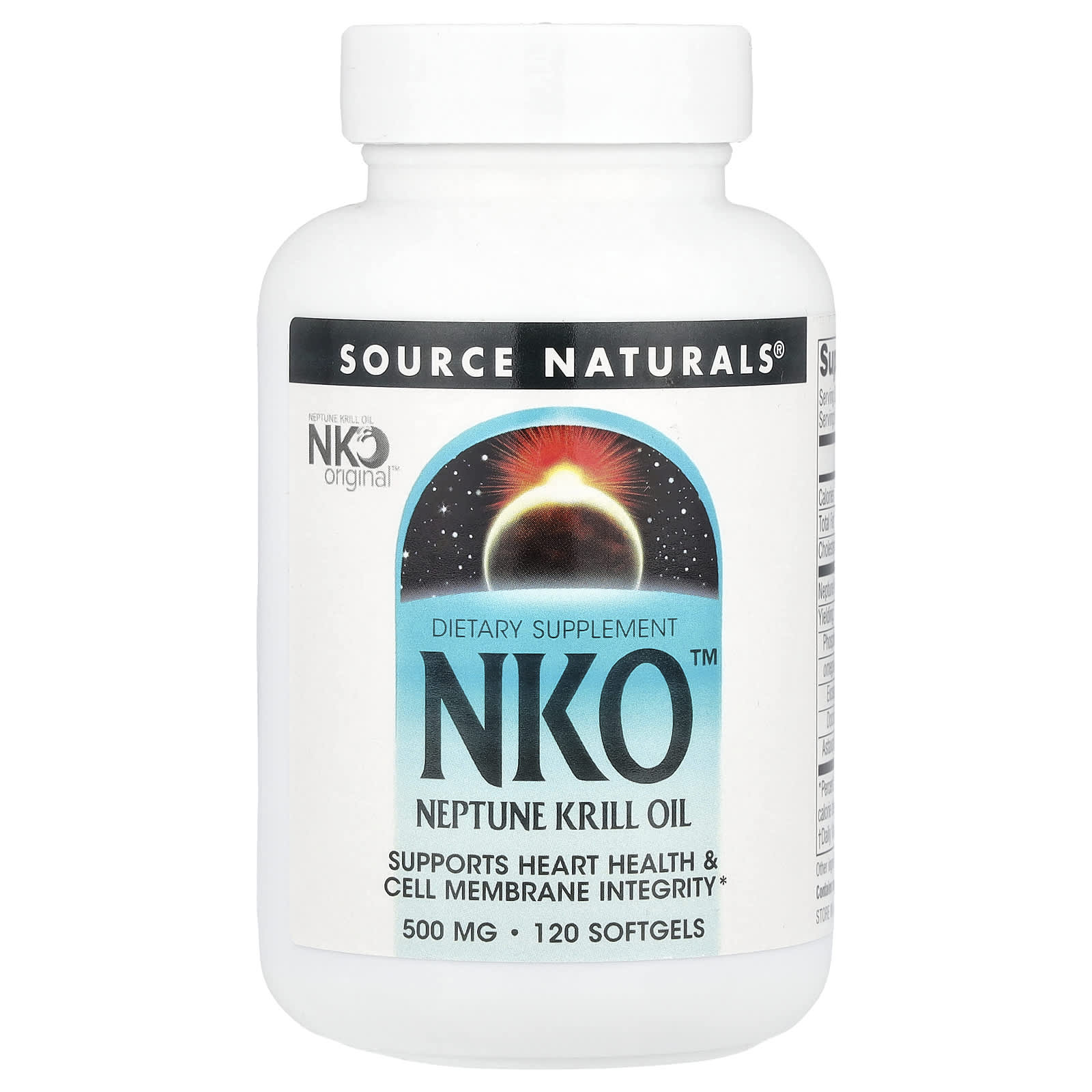 

Source Naturals, NKO™, Neptune Krill Oil, 500 mg, 120 softgels