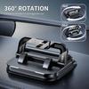 Supporto Universale per Telefono da Auto 2 in 1 Rotazione a 360° con Targa Supporto per Cruscotto Facile Installazione Supporto per Telefono Cellulare per Veicolo