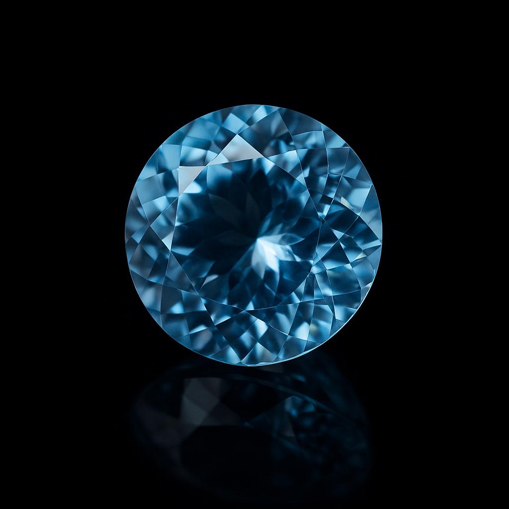 Natural Blue Sapphire Loose Gemstone Ceylon Round Cut Flawless 9x9 Mm September Birthday Birthstone