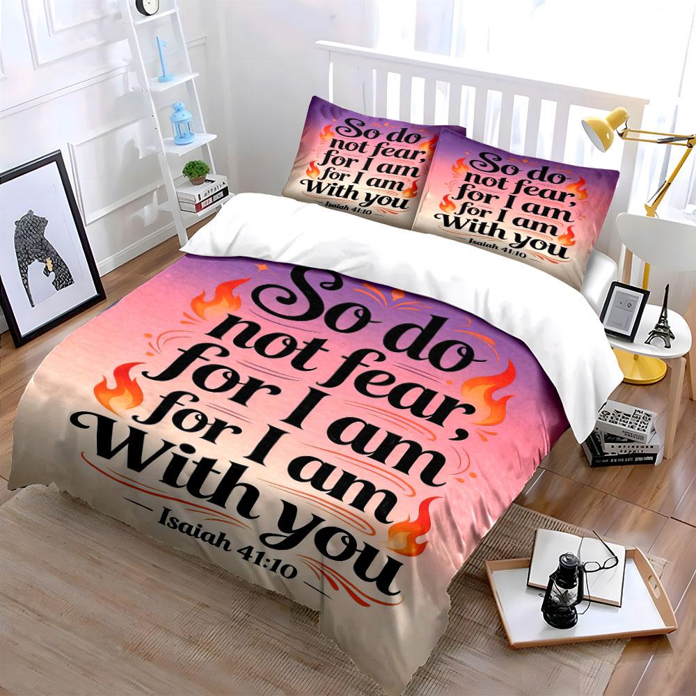 Text with flame accents. Bedding sets Duvet cover sets Duvet covers Pillowcases(1 * Duvet Cover 2 * Pillowcases without duvet insert)
