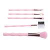 5pcs Makeup Brushes Portable Blush Eye Shadows Lip Facial Makeup Foundation Powder Brush Set for Beg