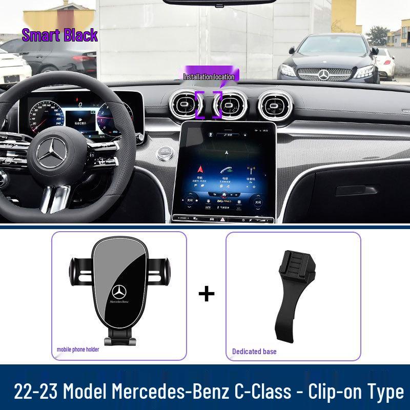 Air Vent Phone Holder for 2008-2023 Mercedes-Benz C-Class (C260L, C200L)