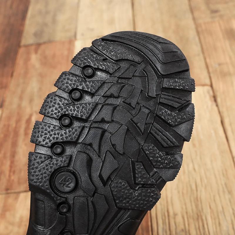 Winter thickened snow boots outdoor travel mountaineering piled thickened warm non-slip and snow-proof cotton shoes