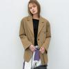 ATELIER NAIN (Jk-3074)Boyfriend Fit Twill Stitch Jacket