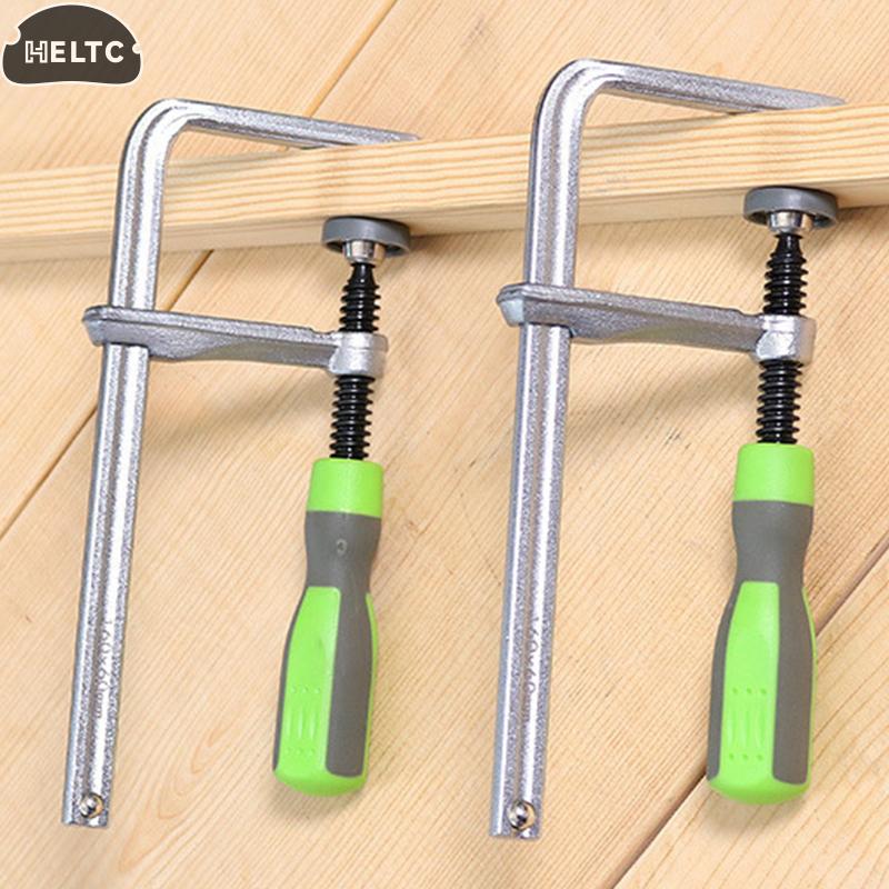 Carbon Steel Adjust Screw Handle Track Rail Clamp Woodworking Guide Rail Clamp T-Track Clamps Dovetail Clamps Woodworking Tools