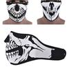 Punk Schedel Neopreen Halve Gezichtsmasker Ski Schaats Snowboard Motorfiets Bescherming
