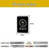 Stainless Steel Infrared Sensor Exit Button Doorbell Switch Panel
