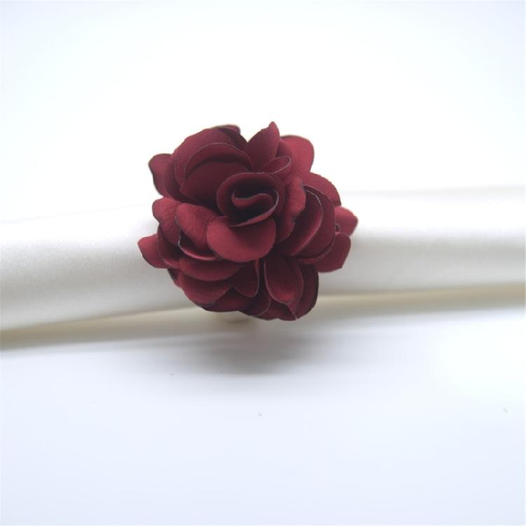 Fabric Flower Serviettes Rings Perfect for Party Gatherings and Celebration