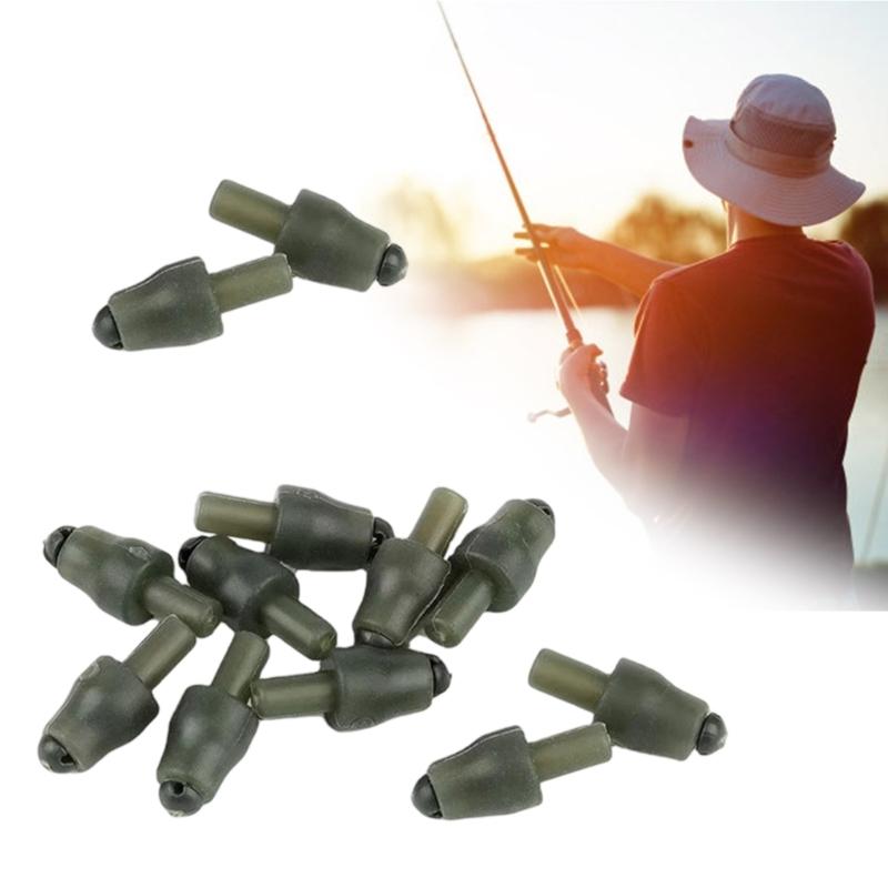 50Pz Connettore Method Feeder per Pesca Inline Perline a Cambio Rapido Stop per Hair Rig Accessori da Pesca Durevole