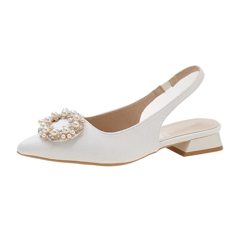 High-heeled Platform Sandals for Women, New Style Pointed-toe Single Shoes