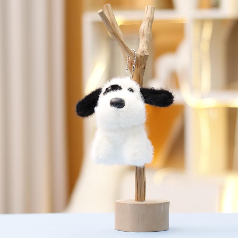 Dalmatian Plush Dog Doll Keychain Cartoon Toy Decoration Pendant Cute Gifts