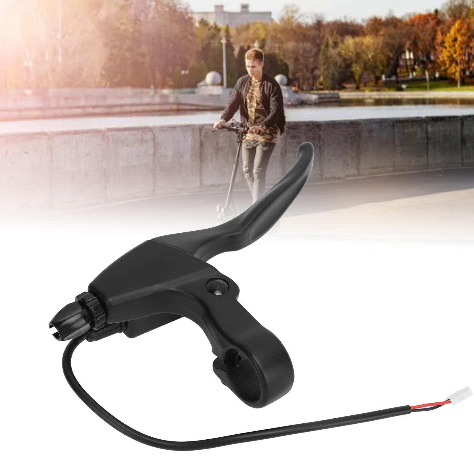 Electric Scooter Left Brake Lever Replacement Universal Aluminum Alloy 3 Pin Cut Off Power Scooter Brake Lever Handle