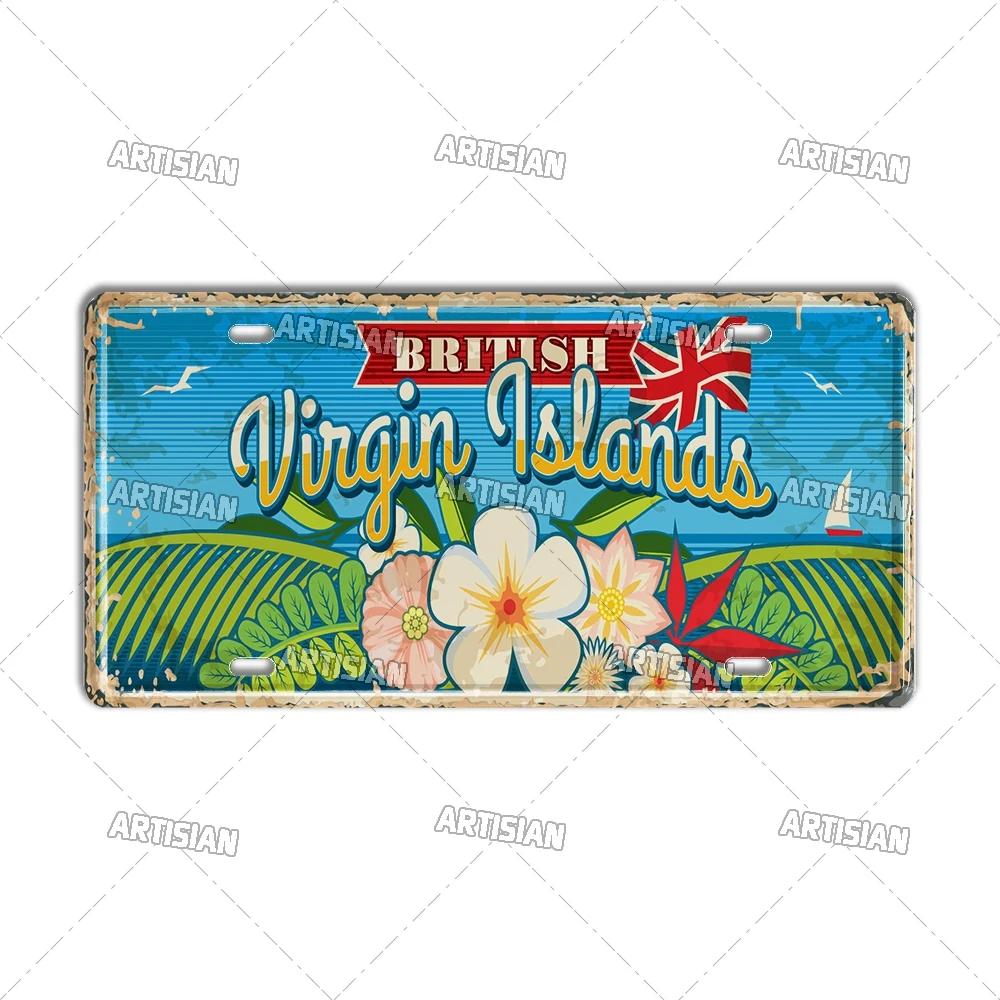 Artisian Britain Scotland Northern Ireland Landmark License Plate England UK Metal Tin Plaque United Kingdom City Car Metal Sign
