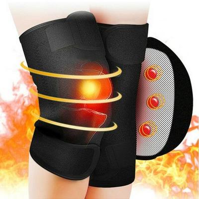 1 pereche de genunchiere magnetică cu autoîncălzire, protector termic pentru terapie