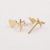 Classic ECG Heartbeat Stud Earrings Medical Fashion Jewelry for Women Nurse Doctor Small Stainless Steel Earings Party Bijoux