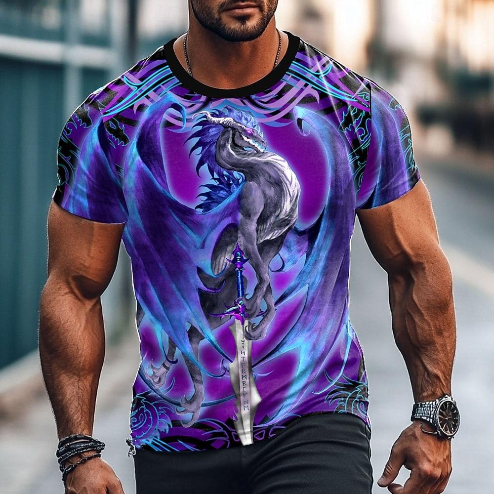 

Dragonsword STORMBLADE Ruth Thompson Men s 3D T Shirt Short Sleeve T shirt 3D Print Crew Neck Shirt Exaggerated Designer Party XL