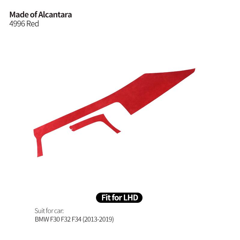 Top Suede For BMW F30 F32 F34 (2013-) Center Console Dashboard trument Panel Trim Sticker Car Interior Tuning Accessories