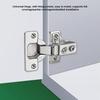 4pcs Quiet Cabinet Hinges Adjustable Soft Close Hinges Heavy Door Hinges  Cabinet