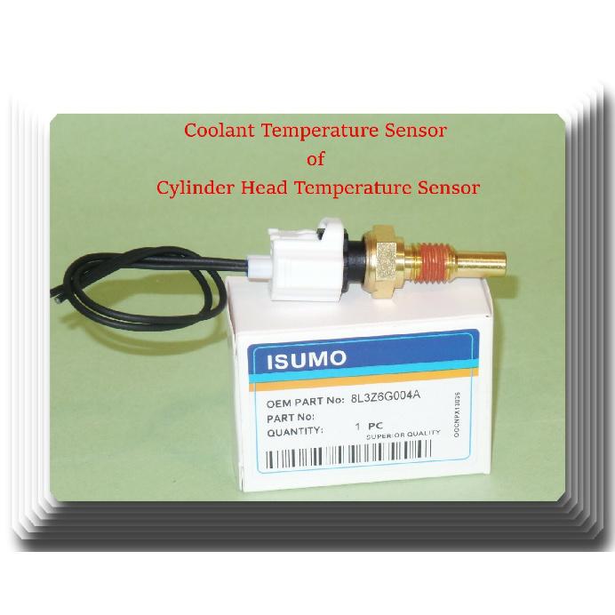 Engine Cylinder Head Temperature Sensor w/ Connector For Ford Lincoln Mercury