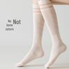 Chaussettes de Compression Minceur Fines pour Femmes pour le Fitness et la Course avec Semelle Massante