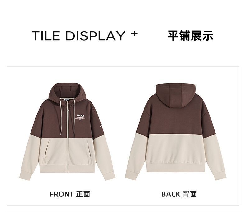 Kappa Back-to-back Retro Hoodie Women's Sports Cardigan Top Jacket Women's Style