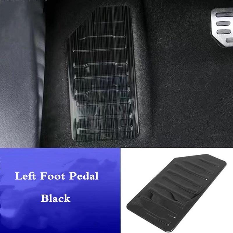 

For GAC GS8 2024 2025 Left Foot Rest Pedal Aluminum Alloy Accelerator Brake Non-slip Sleeve Accessories 1PCS Black