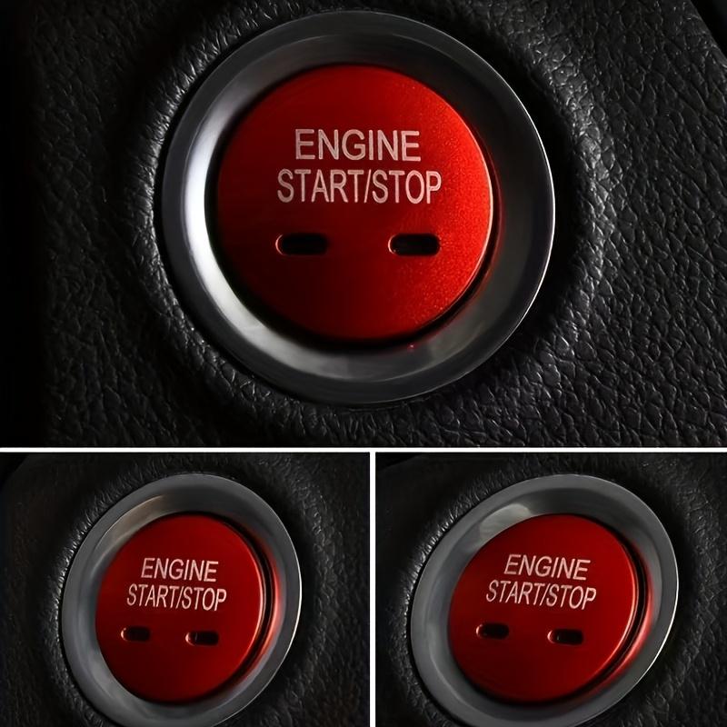 Trim Cover for The Start and Stop Engine Button Ring for Chevrolet Models Like Equinox, Cruze, Malibu, Trax, Impala, Traverse, Tahoe, and Suburban