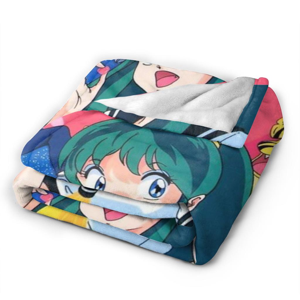Urusei Yatsura Stuff Blanket Soft Velvet Throw Blankets Comfortable Quilt