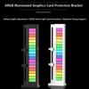 5V 3Pin ARGB Sync Graphics Card GPU Brace Adjustable Graphics Card GPU Holder Support Video Card Bracket Stand for ATX/M-ATX/ITX