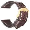 WatchBand Luxury Watch Band Genuine Leather Watchbands 20mm 22mm Black Dark Brown Women Men Cowhide Watch Band Strap