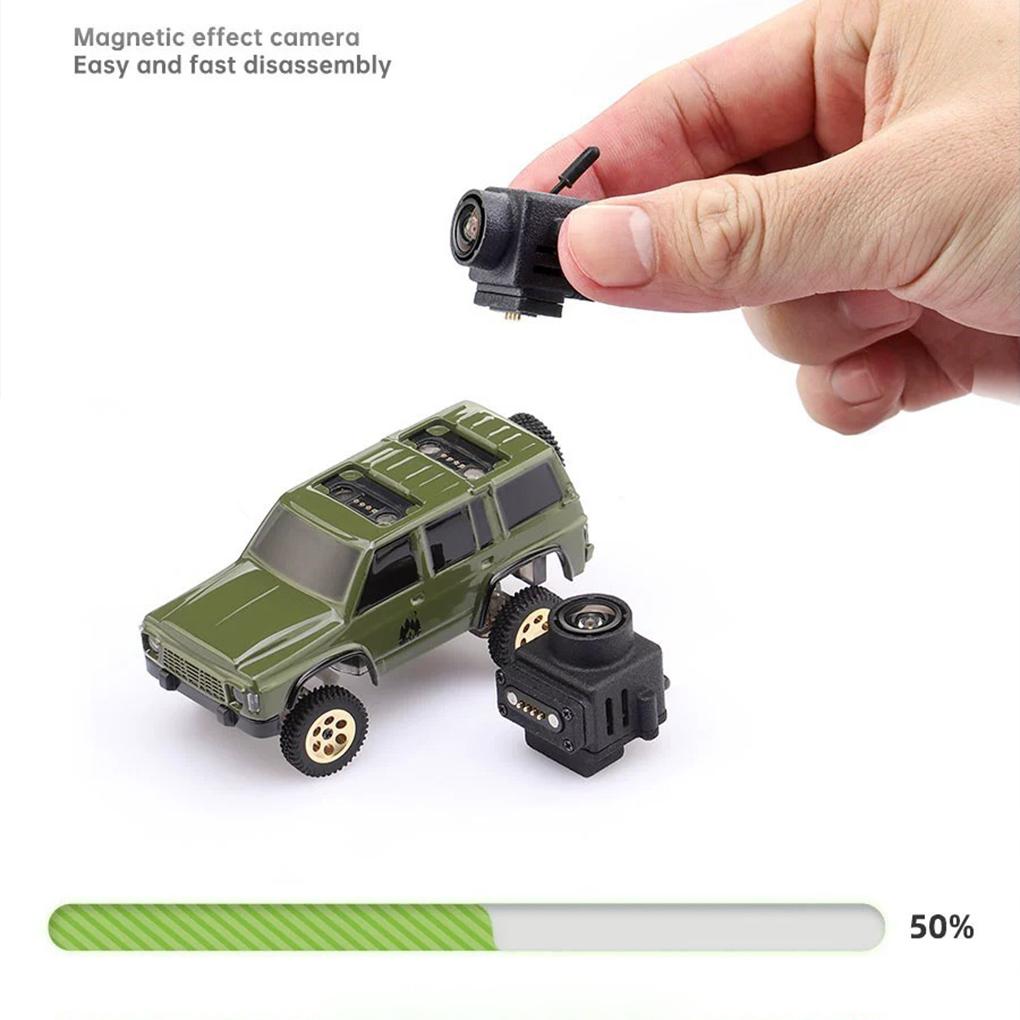 Sniclo 1:64 2.4G Wireless Immersive Fpv Remote Control Vehicle Rc Four-Wheel Drive Climbing Car Toy Boy Off-Road Vehicle W/ Cam