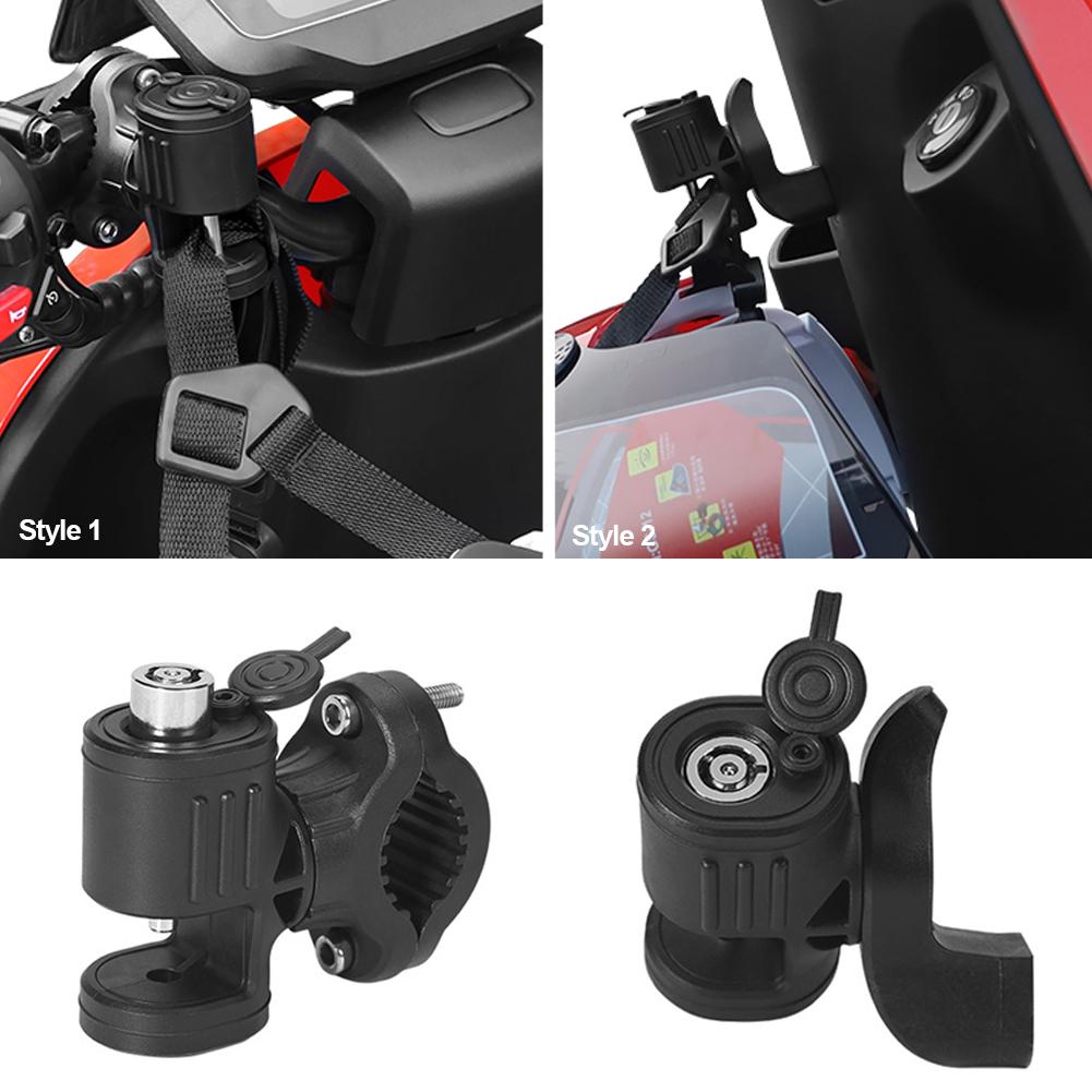 Universal Rotatable Multi-Function Motorcycle Bicycle Helmet Lock Anti-Theft Electric Bike Luggage Locks Safety