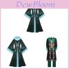 Wicked Madam Morrible Cosplay Costume With Polyester Fabric For Halloween Stage Performance