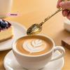 Retro Metal Coffee Spoon Ice Cream Cake Dessert Spoon with Dragonfly Branches Leaves Design Kitchen Tableware Gadgets